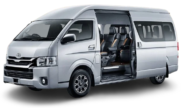 Maxi 11-seater van in silver